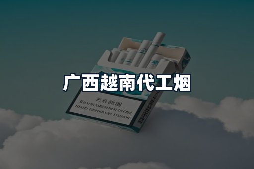 广西越南代工烟